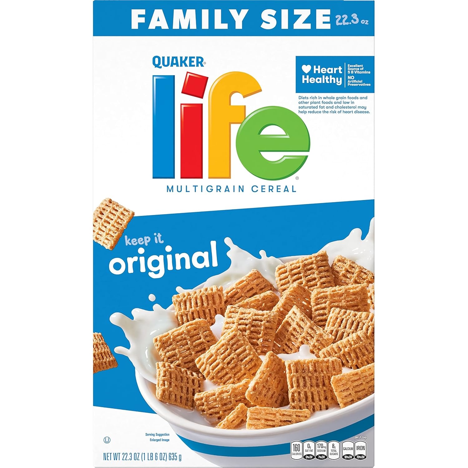 image:imageQuaker Life Original Cereal 223OZ BoxLife Original