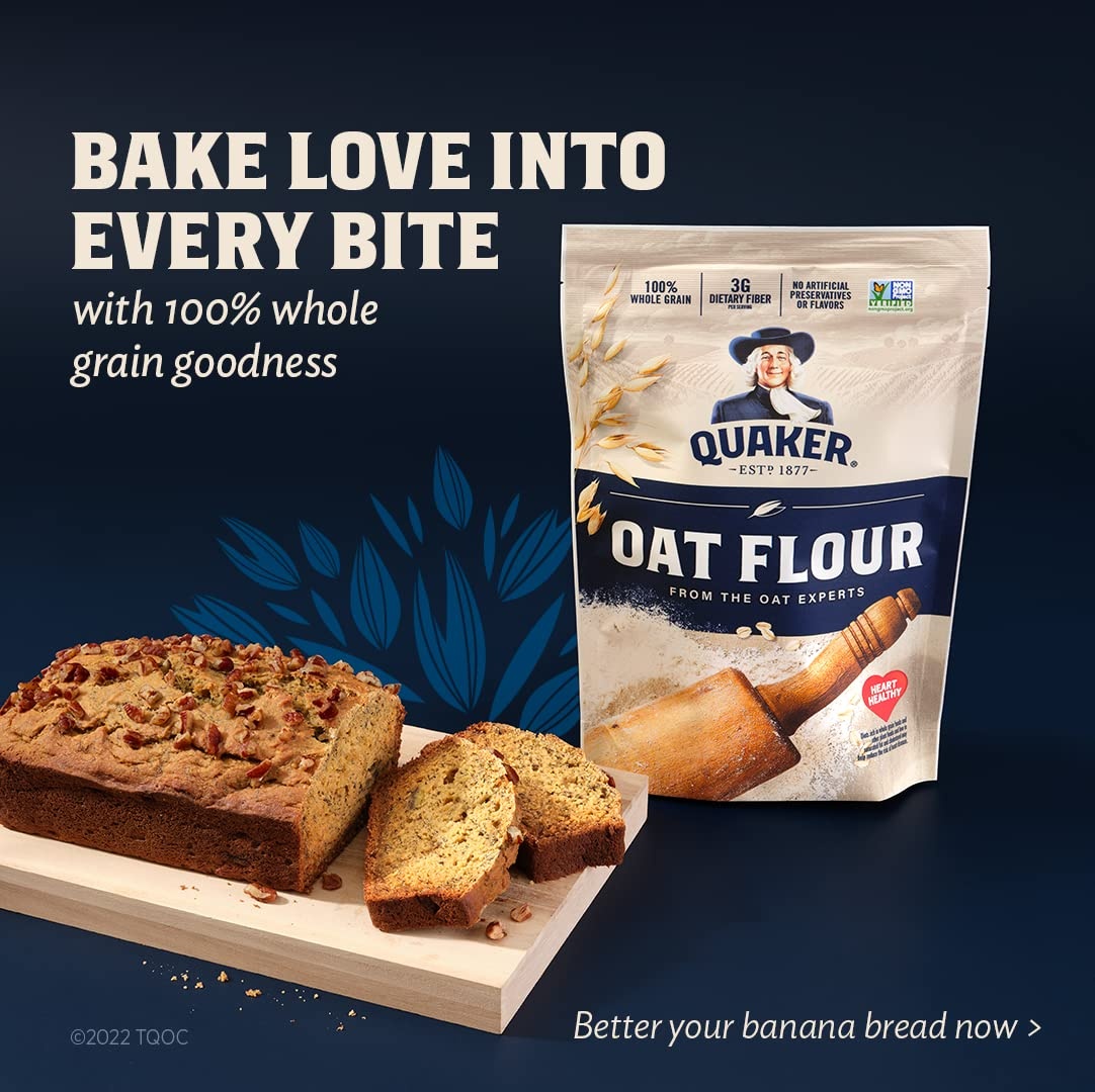 image:imageQuaker Oat Flour Stand Up Pouches 20oz 3 Pack
