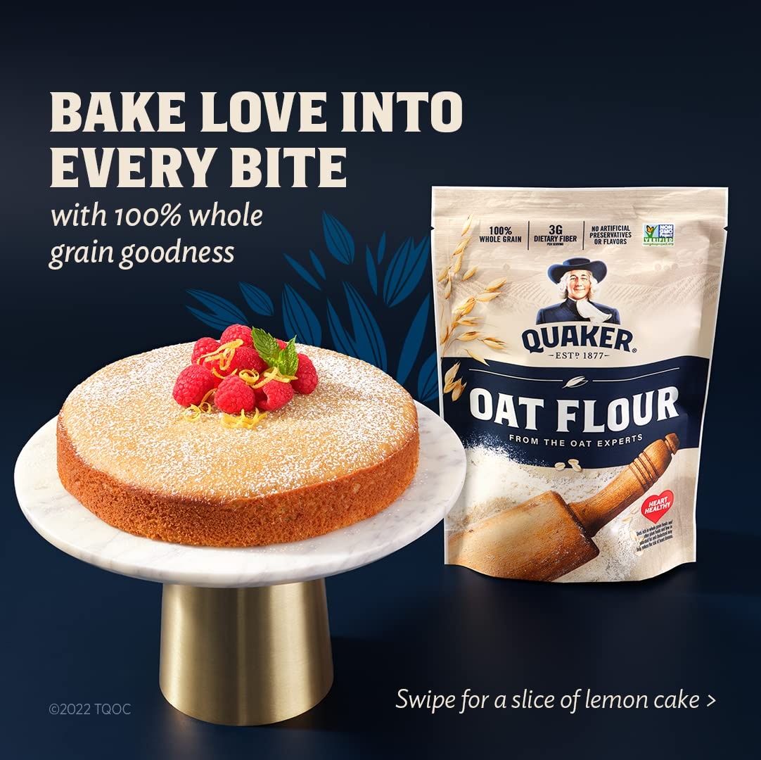 image:imageQuaker Oat Flour Stand Up Pouches 20oz 3 Pack
