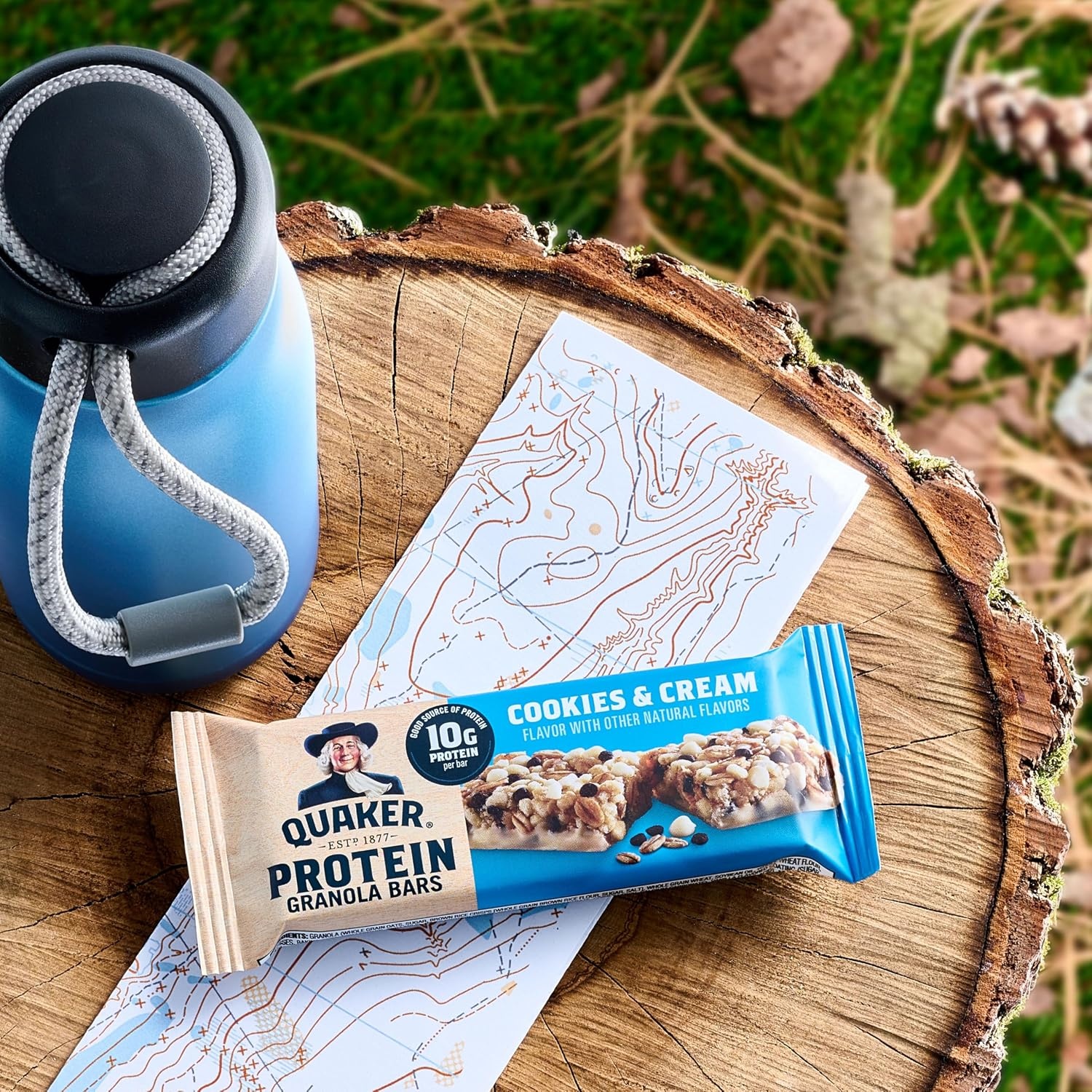 image:imageQuaker Protein Granola Bars Variety Pack 141 oz Bars 20 Pack 10g Protein