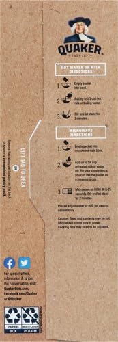 image:imageQuaker Protein Instant Oatmeal Banana Nut 129 Oz 6 Count Pack of 1129 Ounce Pack of 12
