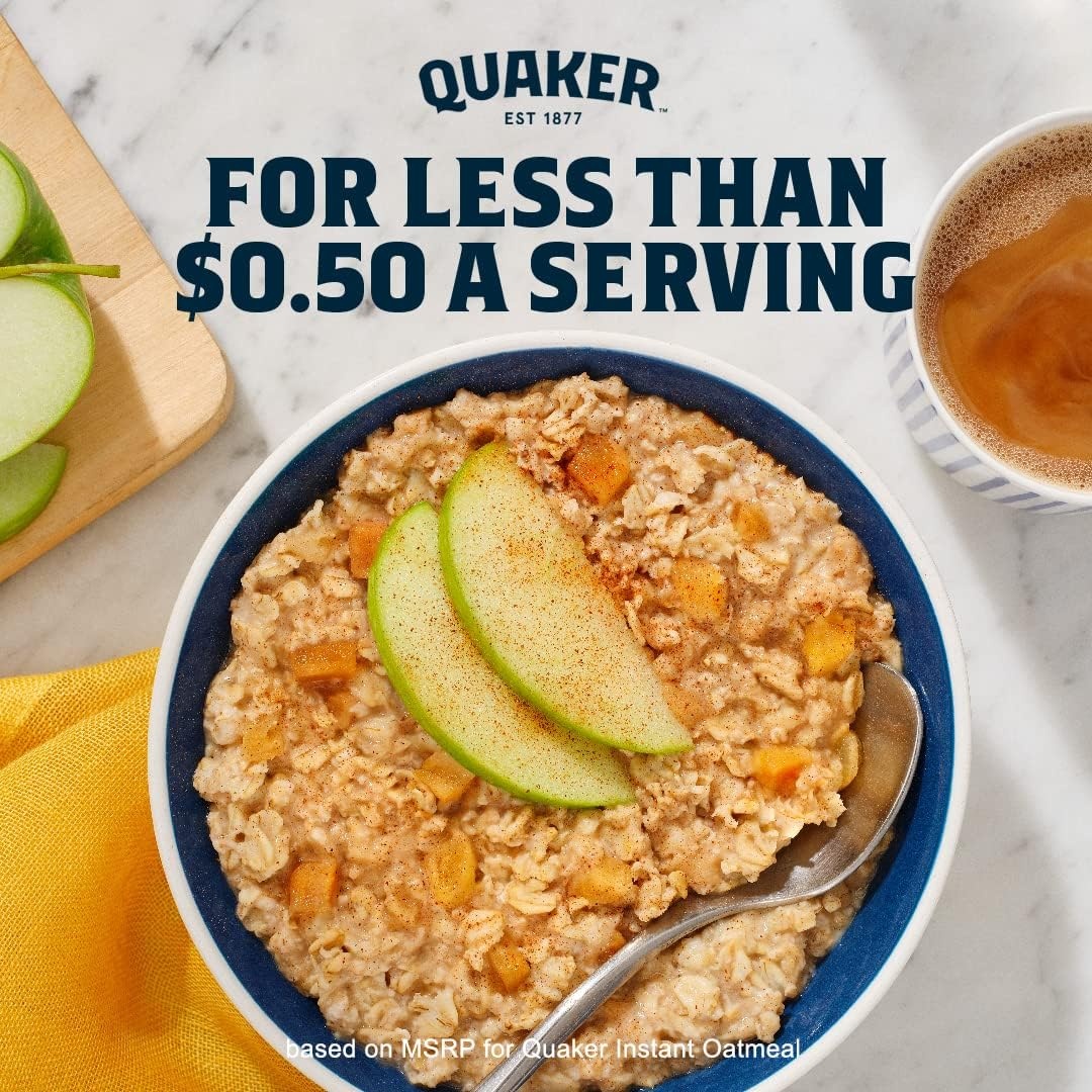 image:imageQuaker Protein Instant Oatmeal Banana Nut 129 Oz 6 Count Pack of 1215 Ounce Pack of 6