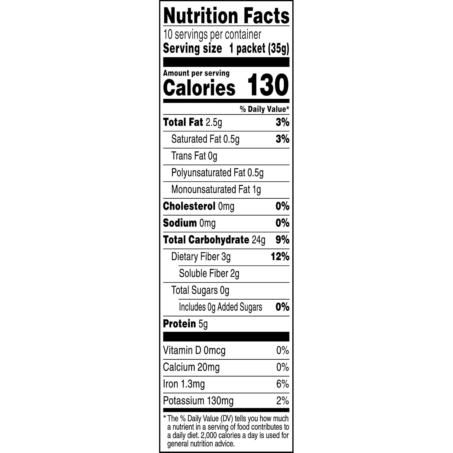 image:imageQuaker Protein Instant Oatmeal Cranberry Almond 12g Protein per Serving Whole Grains No Artificial Flavors No Added Colors 218 oz Packets 6 PackOriginal