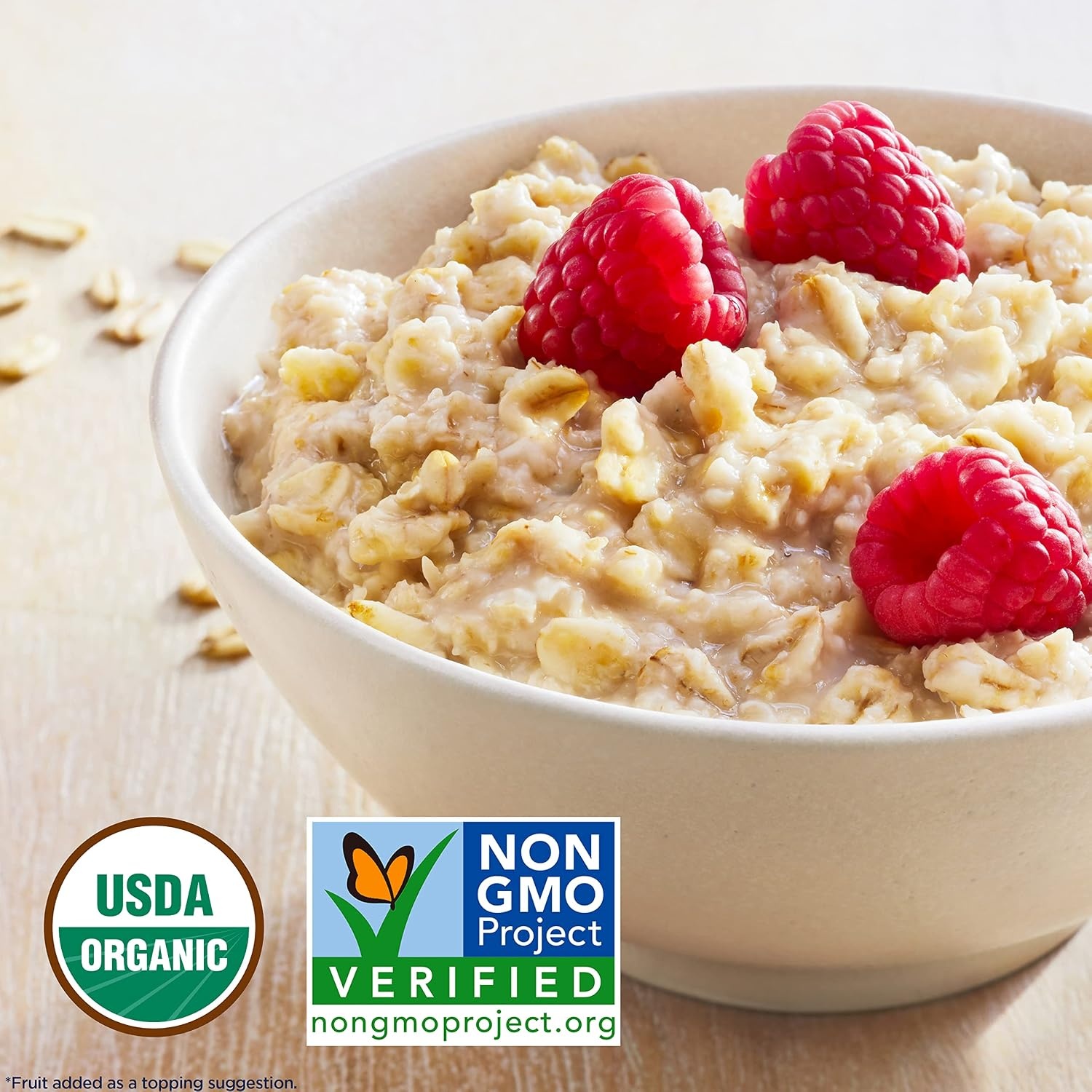 image:imageQuaker Protein Instant Oatmeal Cranberry Almond 12g Protein per Serving Whole Grains No Artificial Flavors No Added Colors 218 oz Packets 6 PackUnflavored