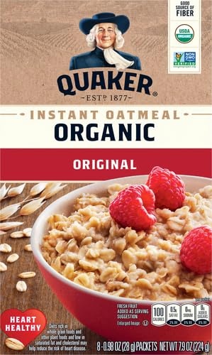 image:imageQuaker Protein Instant Oatmeal Cranberry Almond 12g Protein per Serving Whole Grains No Artificial Flavors No Added Colors 218 oz Packets 6 PackUnflavored