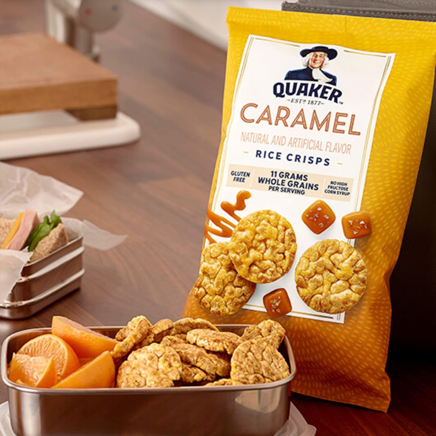 image:imageQuaker Rice Crisps Caramel Corn 704 oz BagCARAMEL CORN