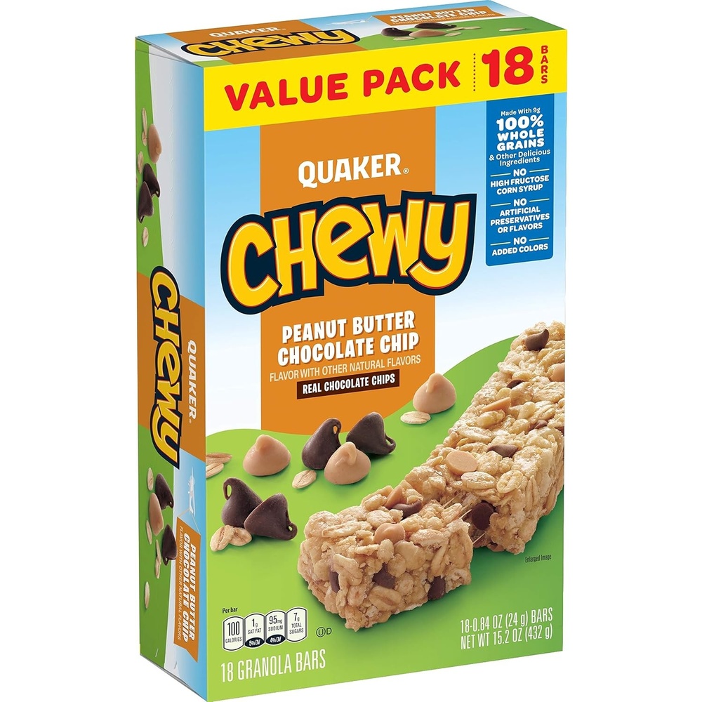 image:imageQuaker Chewy Peanut Butter Chocolate Chip 152 OZ