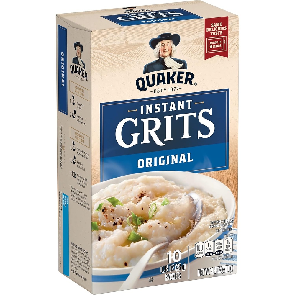 image:imageQuaker Instant Grits Original 098oz Packets 10 Pack10 Count Pack of 1