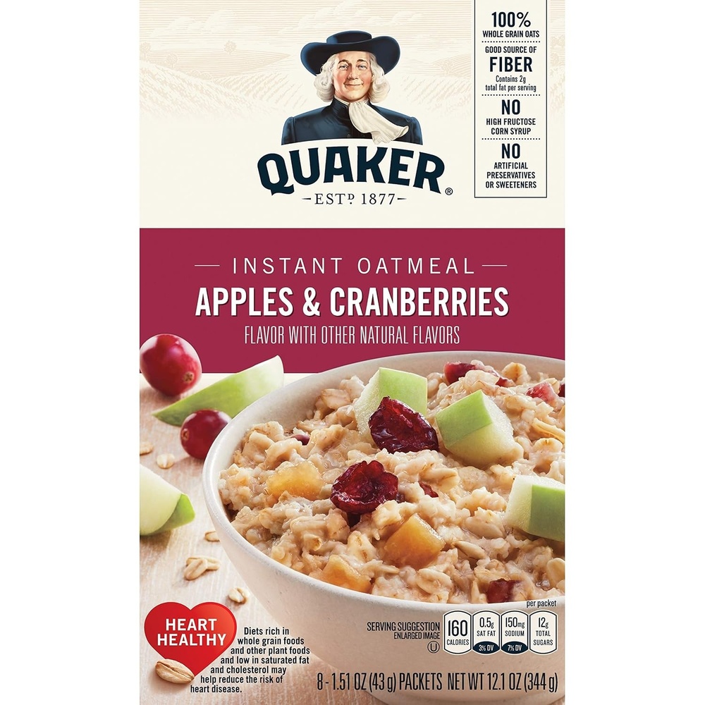image:imageQuaker Instant Oatmeal Apple Cranberry 121 Oz