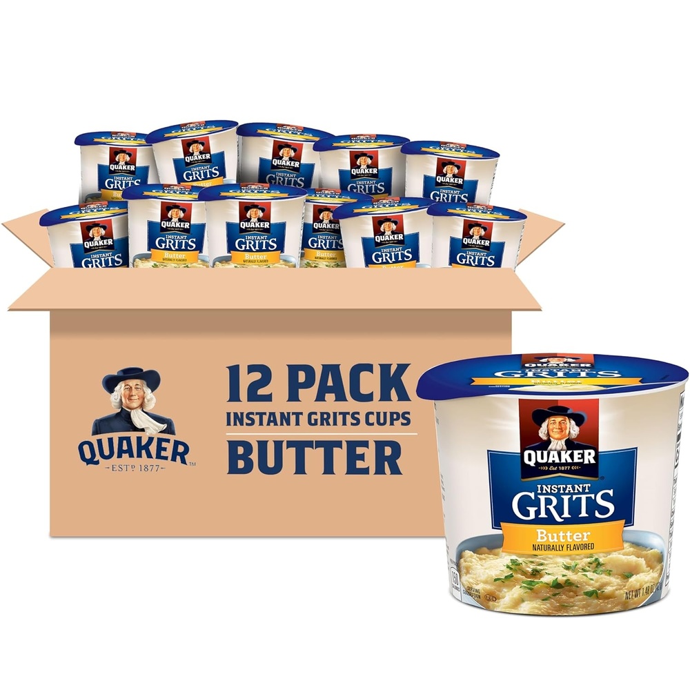 image:imageQuaker Instant Oatmeal Gluten Free Maple amp Brown Sugar Breakfast Cereal 121 Oz Pack of 6Butter 12ct