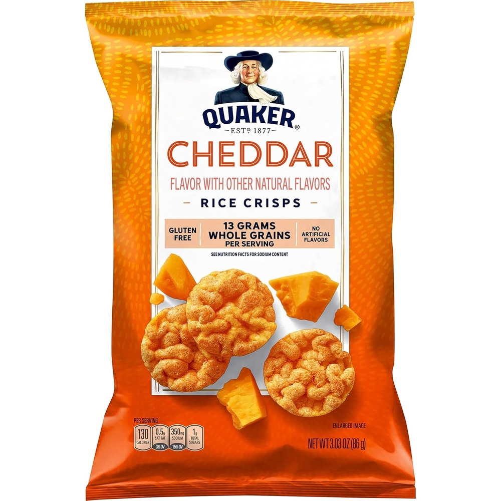 image:imageQuaker Popped Rice Cake Cheddar Cheese 303 Oz