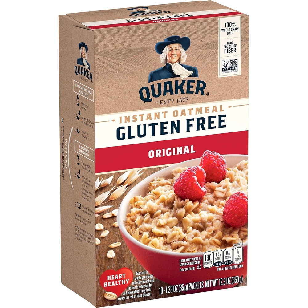 image:imageQuaker Protein Instant Oatmeal Cranberry Almond 12g Protein per Serving Whole Grains No Artificial Flavors No Added Colors 218 oz Packets 6 PackOriginal