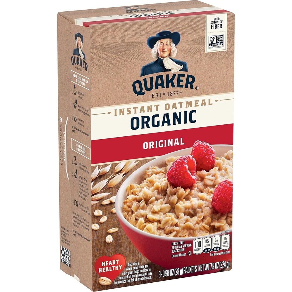 image:imageQuaker Protein Instant Oatmeal Cranberry Almond 12g Protein per Serving Whole Grains No Artificial Flavors No Added Colors 218 oz Packets 6 PackUnflavored