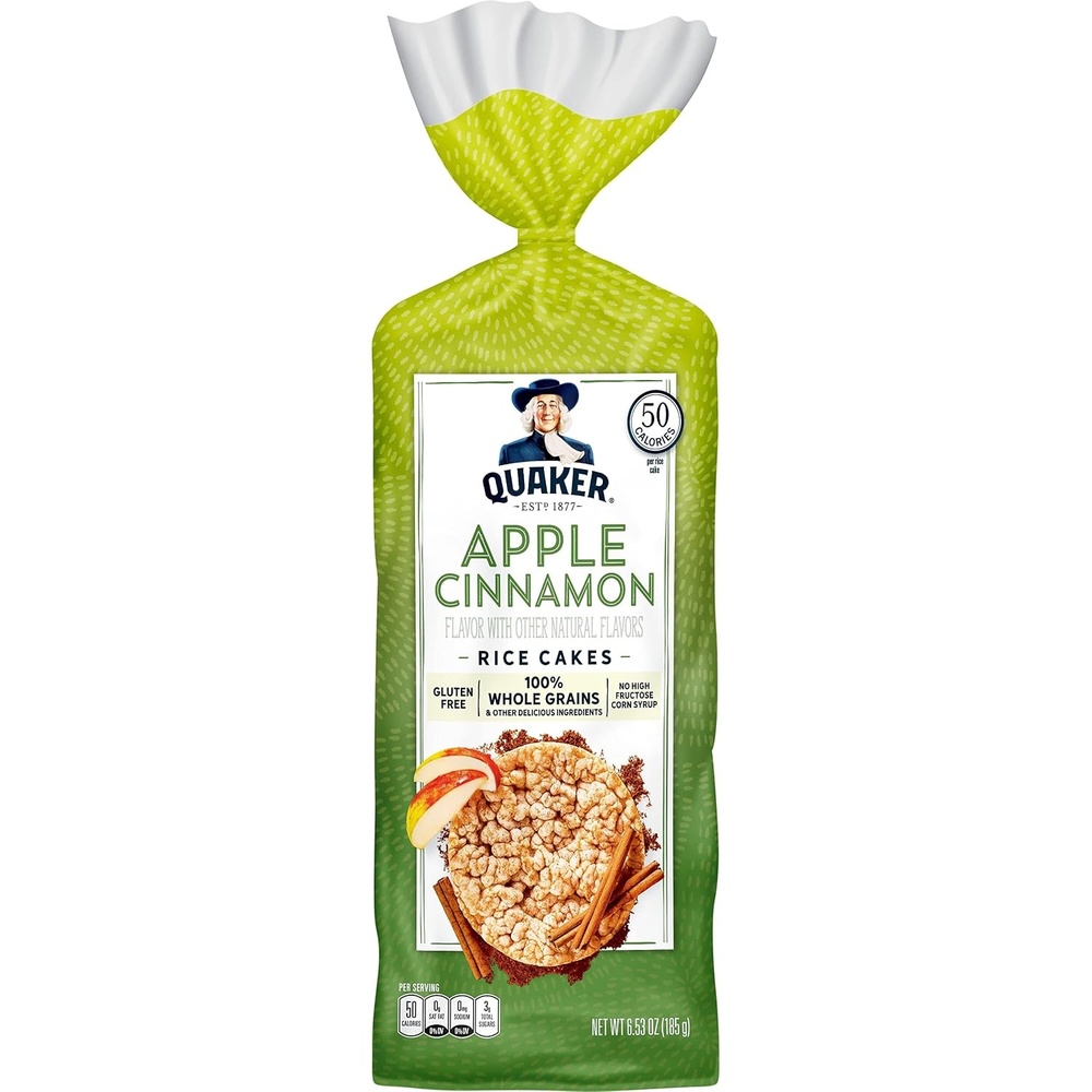 image:imageQuaker Rice Cakes Chocolate Crunch 723 ozAPPLE CINNAMON