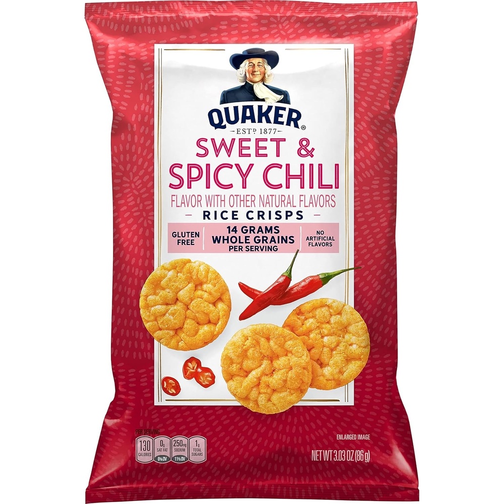 image:imageQuaker Rice Crisps Caramel Corn 704 oz BagSweet Spicy Chilli