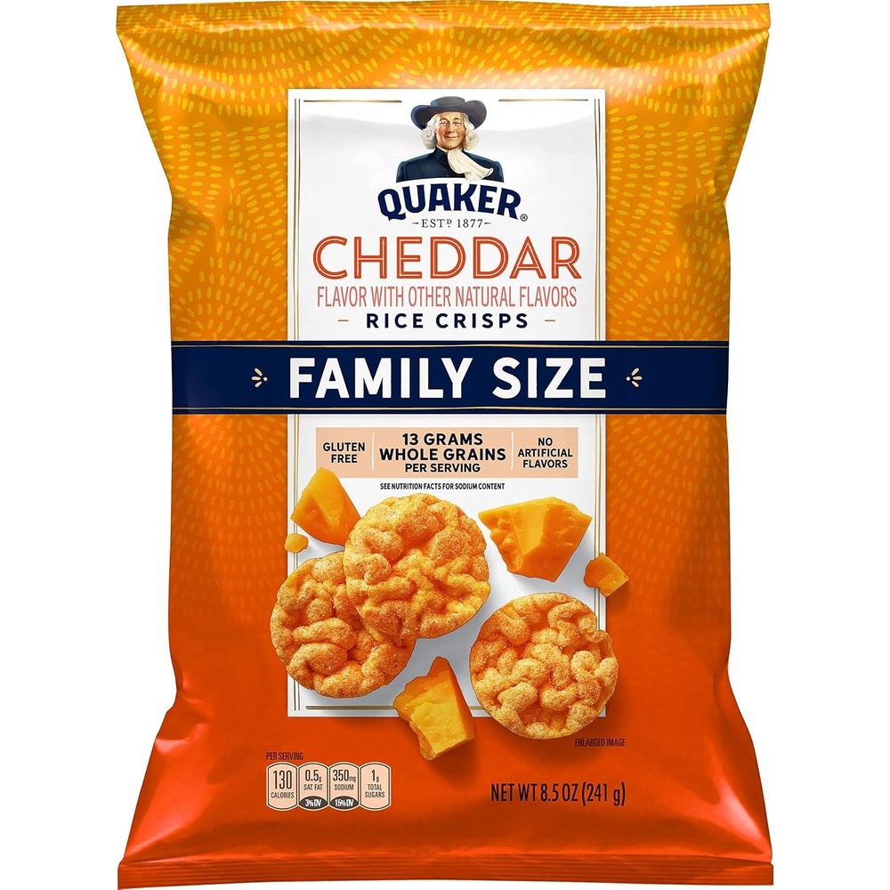image:imageQuaker Rice Crisps Cheddar 85 Oz