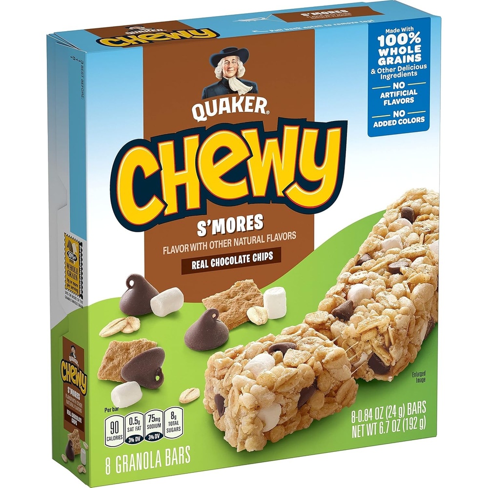 image:imageQuaker SMores Granola Bars 084 Oz 8 Ct