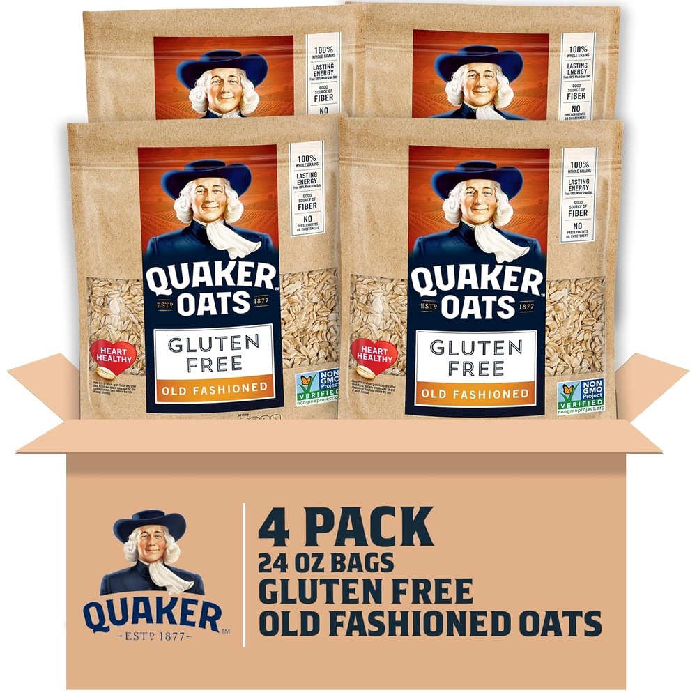 image:imageQuaker Steel Cut Oats USDA Organic Non GMO Project Verified 20oz Resealable Bags Pack of 4Gluten Free Old Fashioned Oats