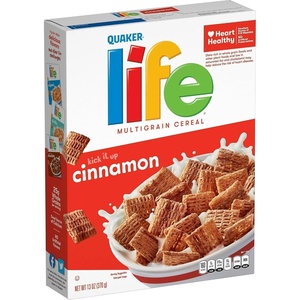 Life Multigrain Breakfast Cereal, Cinnamon, 13 Ounce (Pack of 3)(13 Ounce (Pack of 3))