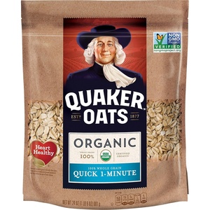Quaker Instant Oatmeal, Gluten Free, Maple & Brown Sugar, Breakfast Cereal, 12.1 Oz (Pack of 6)(Quick Organic)