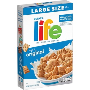 Quaker Life Original Cereal, 18oz(18 Ounce (Pack of 1))