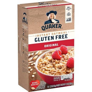 Quaker Protein Instant Oatmeal, Cranberry Almond, 12g Protein per Serving, Whole Grains, No Artificial Flavors, No Added Colors, 2.18 oz Packets, (6 Pack)(Original)