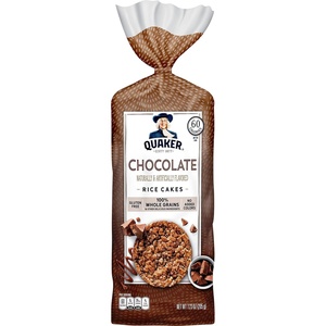 Quaker Rice Cakes Chocolate Crunch, 7.23 oz(Natural and Artificial Flavor)