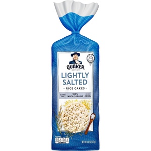 Quaker Rice Cakes, Lightly Salted, 4.47 oz(4.47 Ounce (Pack of 1))