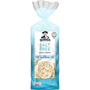 Quaker Rice Cakes Salt Free , 4.5 Oz(4.5 Ounce (Pack of 1))